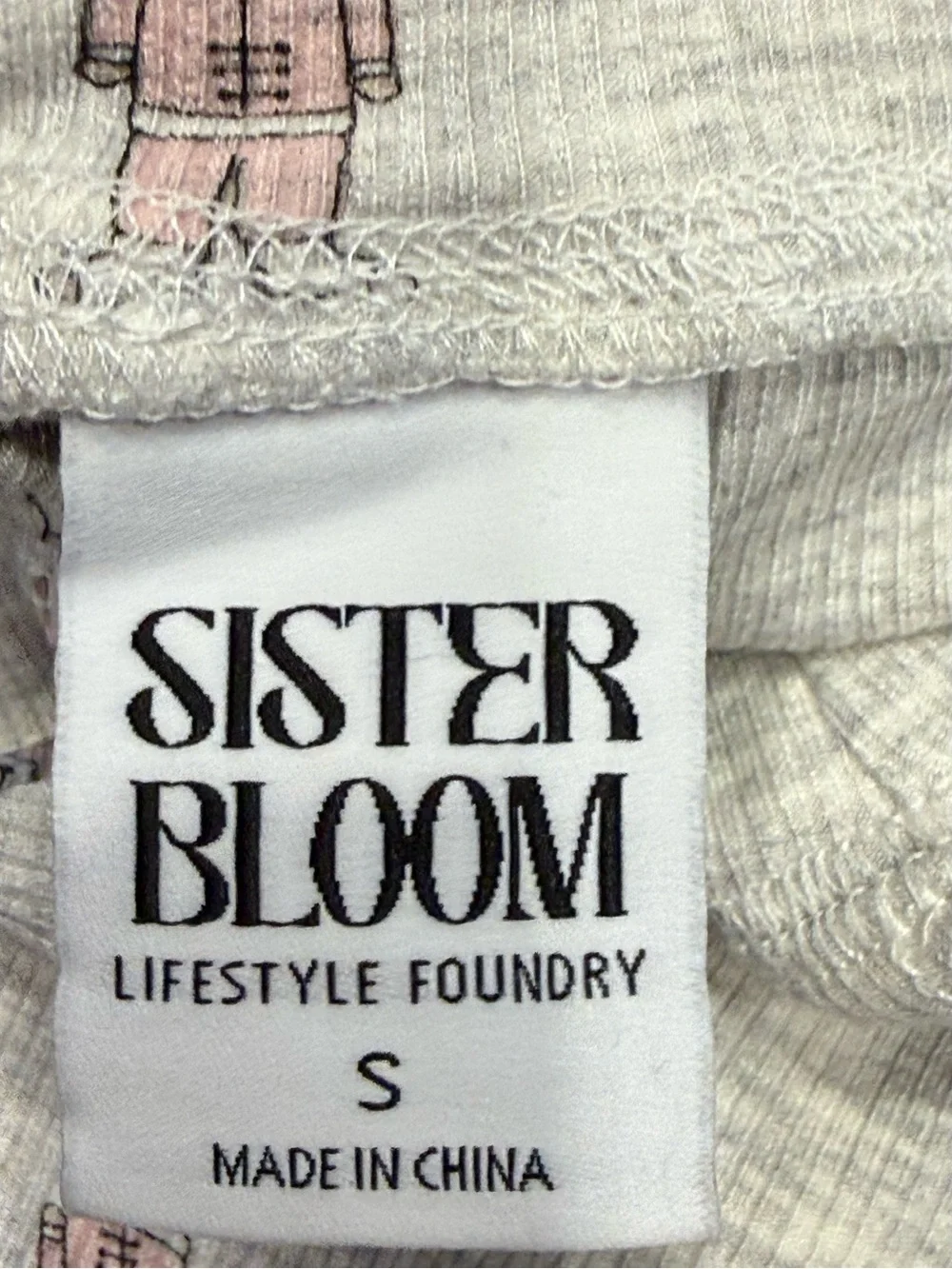 Sister Bloom Lifestyle Foundry Santa rib knit Henley and Long John new